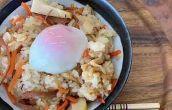 ラヂウム玉子炊き込みご飯｜阿部留商店